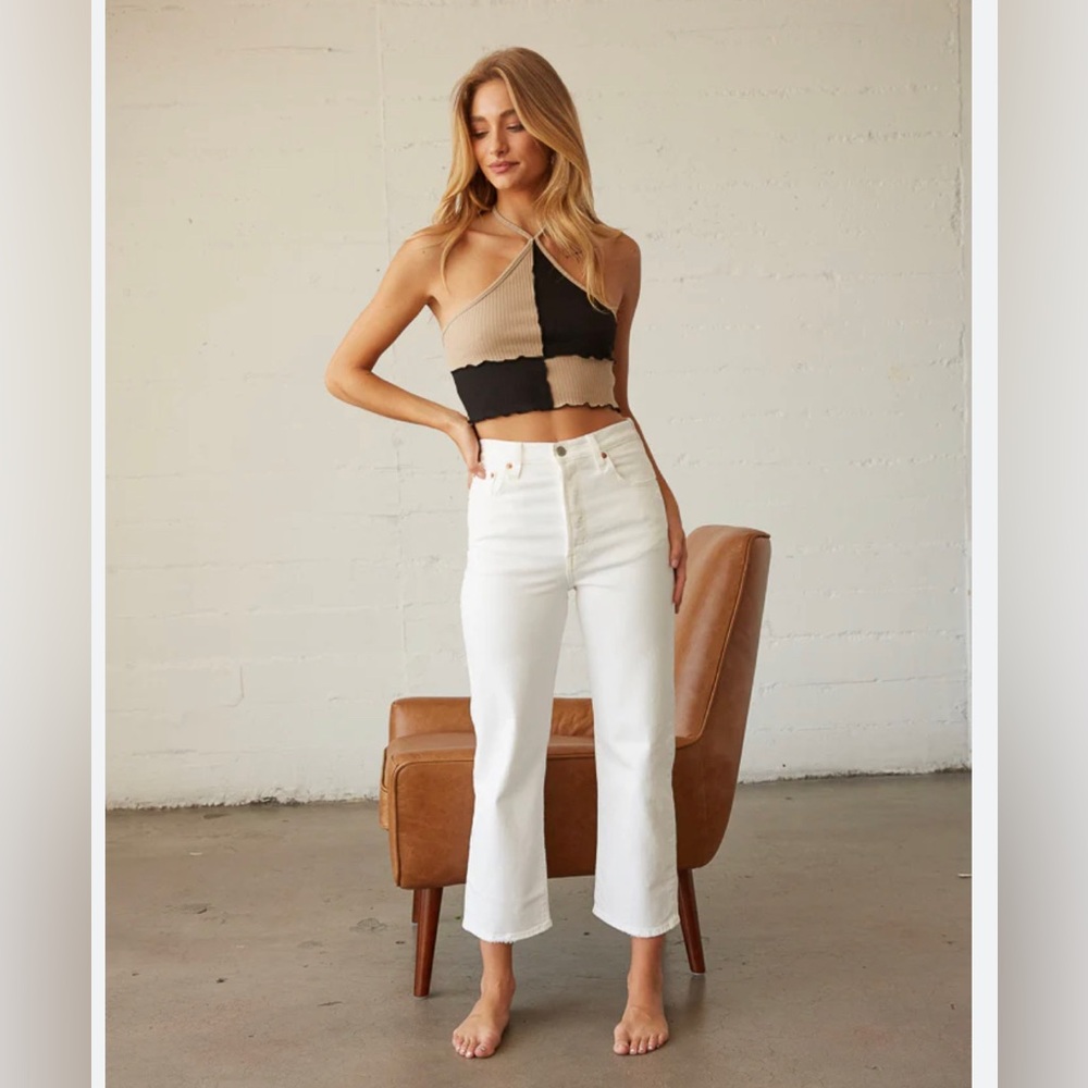 Levi’s Ribcage Straight Ankle Jeans NWOT in Cloud Over